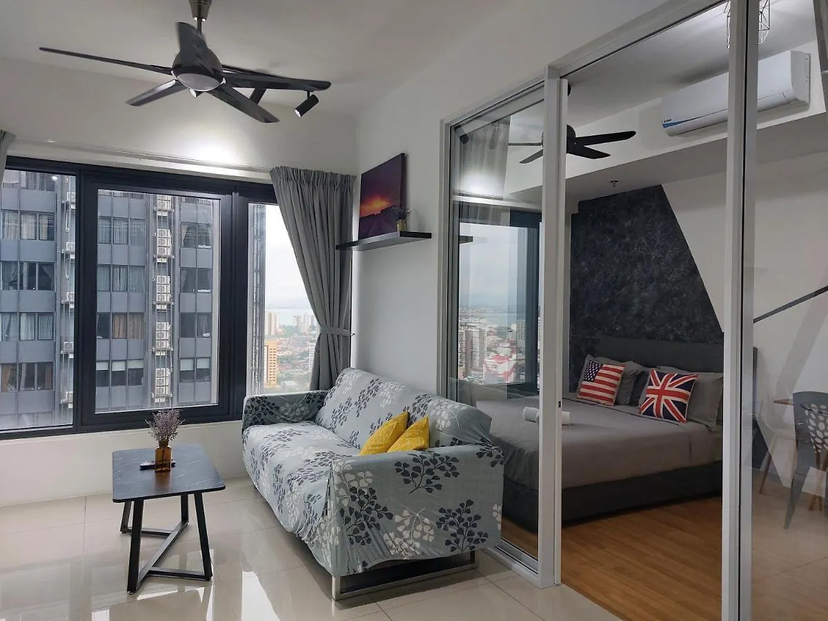 Apartmán 218 Tropicana Georgetown Penang #B30 2Br For 4-7Pax温馨窝舒适两房 Malajsie